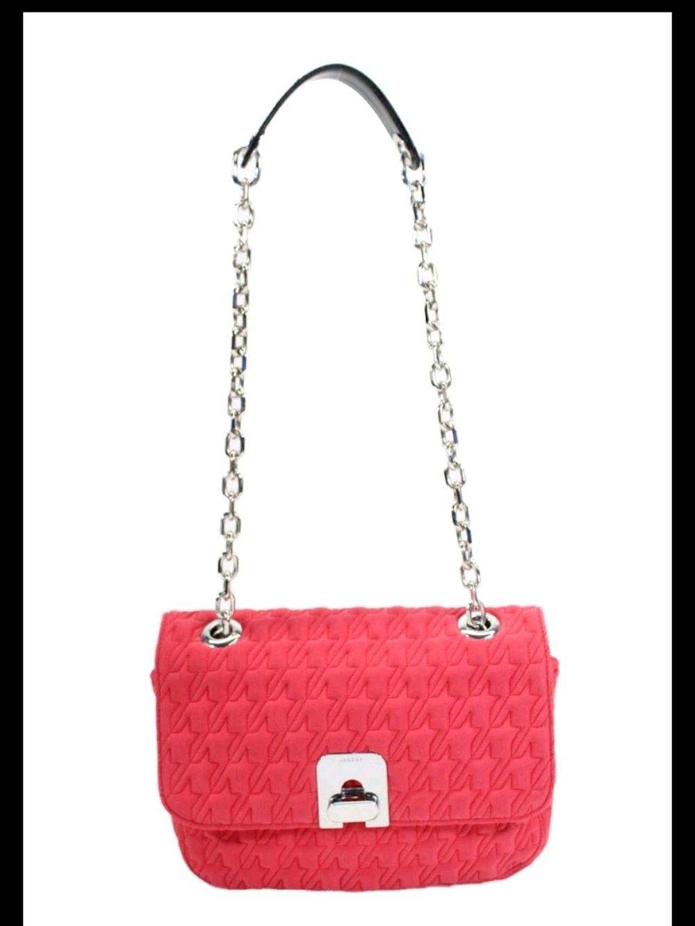 Jaeger Quilted Pink Chain Shoulder Bag